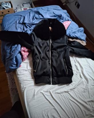 giubbotto in pelle guess 