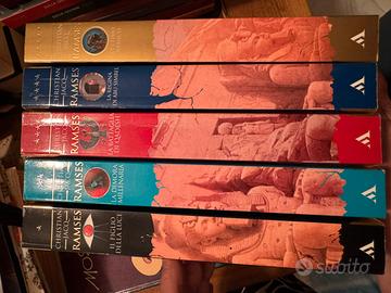 Christian Jacq “il romanzo di Ramses” 5 volumi