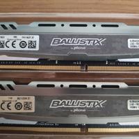 Crucial Ballistix Sport Memoria Gaming ddr4 2400hz