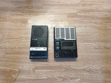 lotto 2 lettore registratore  cassette 