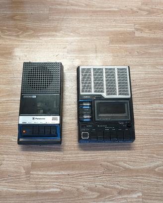 lotto 2 lettore registratore  cassette 