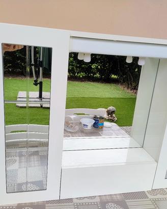 specchio contenitore/ mobiletto per bagno