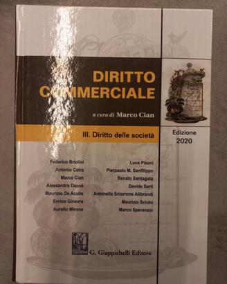 Diritto commerciale Cian - Diritto delle società
