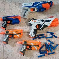 5 Pistole Nerf e proiettili