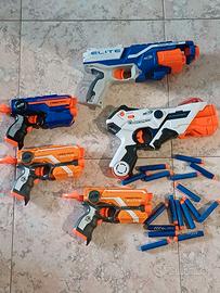 5 Pistole Nerf e proiettili