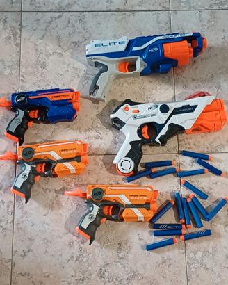5 Pistole Nerf e proiettili