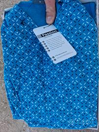 pigiama uomo cotone con bottoni tg m 