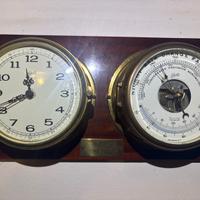 Orologio e barometro nautico