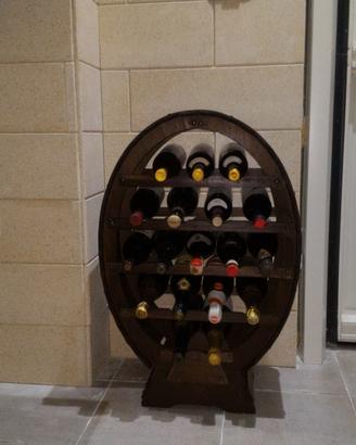 Cantinetta portabottiglie in Legno