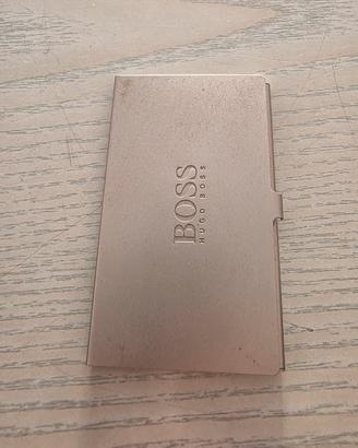 UGO BOSS Portabiglietti da visita/car. di credito 