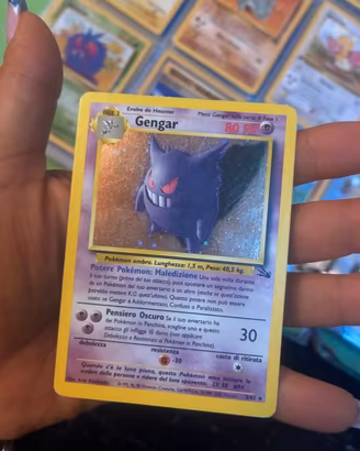 carta Pokemon GENGAR - fossil