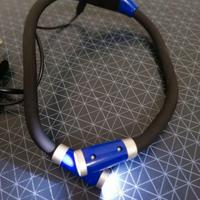 Lampada da collo flessibile con luci LED