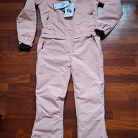 Tuta sci unico pezzo ragazza S (veste XS 12anni)