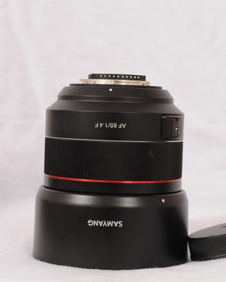 Obiettivo Samyang AF 85mm F1.4 F attacco nikon