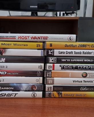 Giochi PC originali (need for speed tennis ecc)