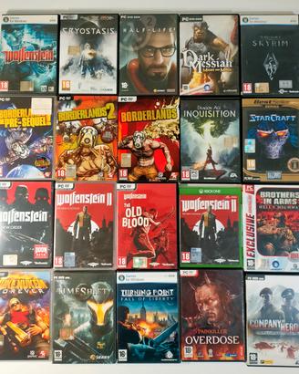 Lotto 20 Videogiochi PC / Xbox - Molti Rari e Fuor