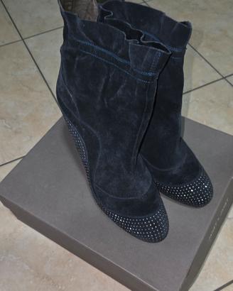 Stivaletti Janet & Janet - Blu Scamosciato