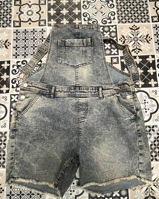 salopette donna jeans esmara taglia 46/48 donna