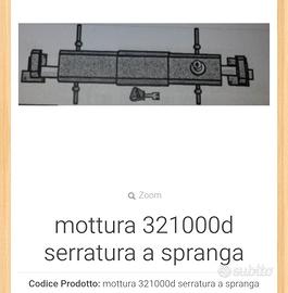 serratura MOTTURA a sei punti chiusura 