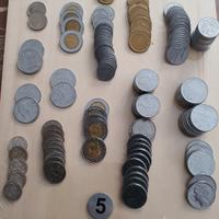 Lotto nr. 5 Kg. 1 monete Lira Rep. Italiana