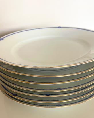 Set 7 Piatti Ceramica "Seltman Weiden Bavaria" Oro