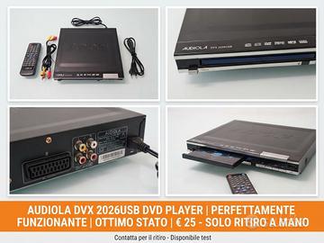 Lettore DVD Audiola DVX 2026USB