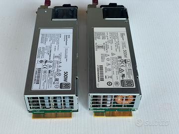 2x Alimentatori HP Server 500w + kit 5 ventole