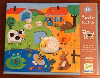 Puzzle fattoria tactilo DJECO per bambini