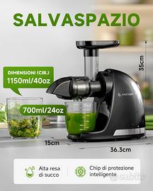 Estrattore Amzchef Slow Juicer ZM1501