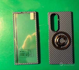 Cover magsafe per Samsung fold 7 fibra aramidica