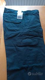 Pantaloni uomo blu con tasche