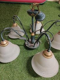 lampadario a sospensione 5punti luce