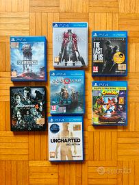 Lotto videogiochi PS4 God of War The Last of Us