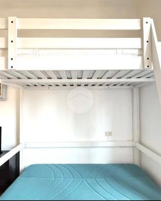 Struttura per letto a soppalco bianco Ikea