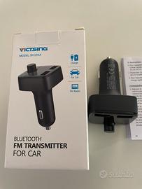 Trasmettitore FM Bluetooth per auto