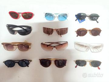Stock Occhiali da sole di varie marche famose