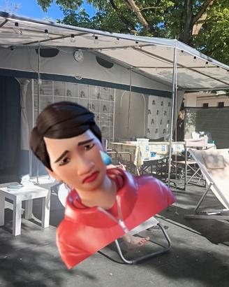 Veranda roulotte