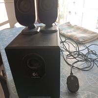 Speaker logitech per pc con subwoofer