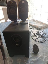 Speaker logitech per pc con subwoofer