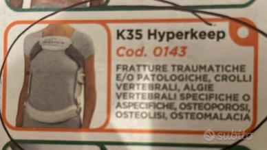 Busto per frattura vertebre