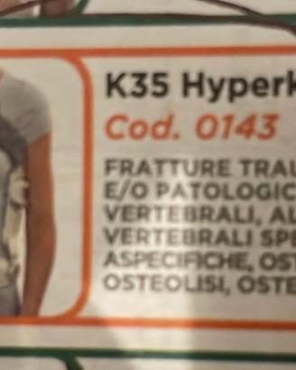 Busto per frattura vertebre