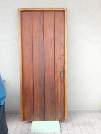 portone ingresso legno massiccio