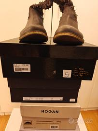 Stivali pelle grigio 