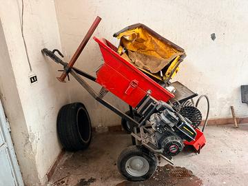 Defogliatrice carrellata a scoppio 196cc