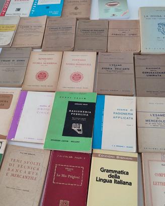 32 libri edizioni bignami e compendi varie materie