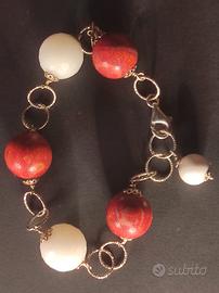 Bracciale agata e madreperla 