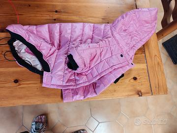 Cappottino Piumino per Cane Benetton Rosa