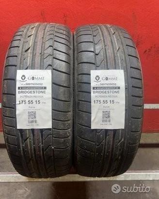 2 gomme 175 55 15 bridgestone a3141