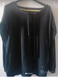 shirt nera con maniche