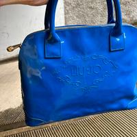 Borsa Liu jo blu elettrico vernice